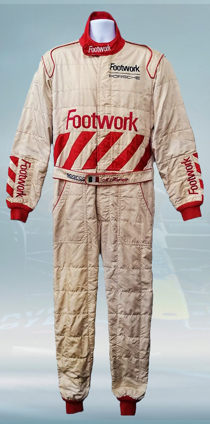 1991 Michele Alboreto Race Worn Footwork F1 Suit