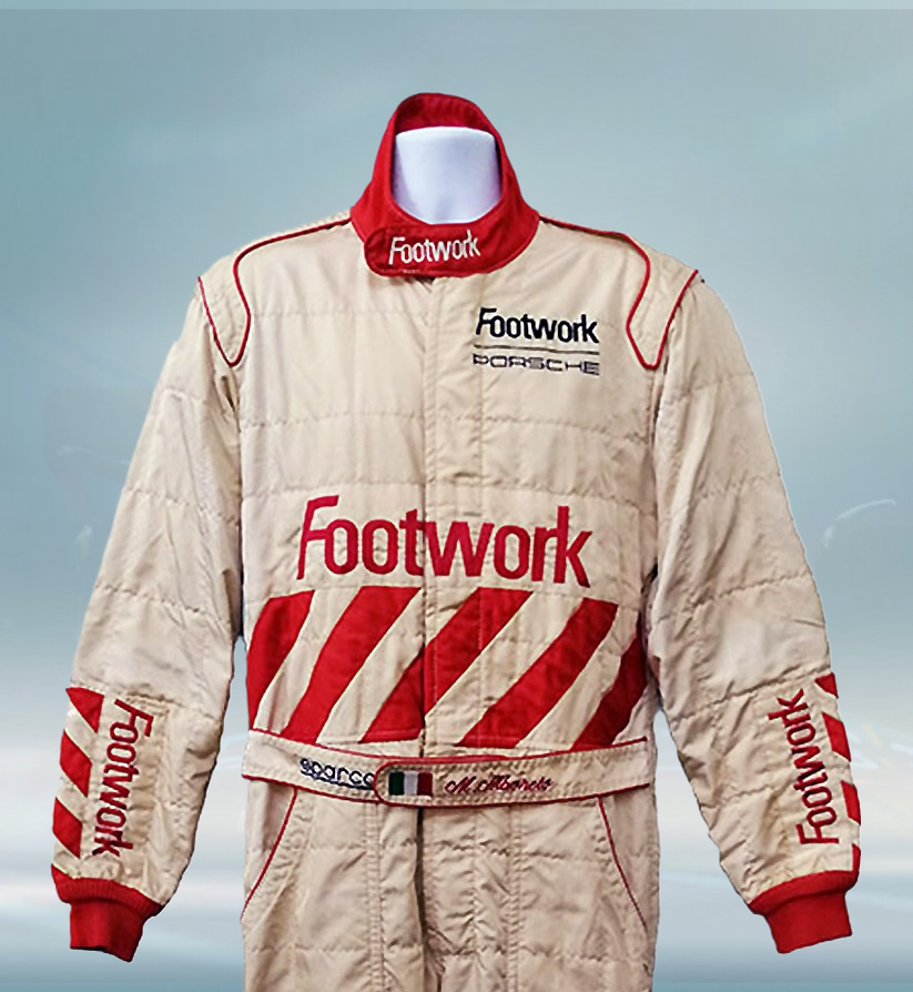 1991 Michele Alboreto Race Worn Footwork F1 Suit