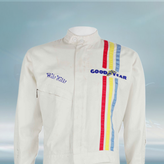 1965 Phil Hill “America’s First F1 Champion” Race Shelby American Hinchman Suit