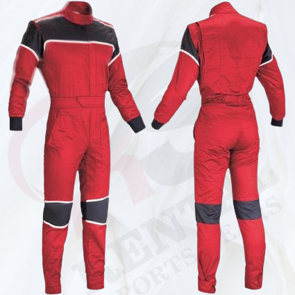 Red/Black KartIng Race Suit RSG-088 - Rental Sports