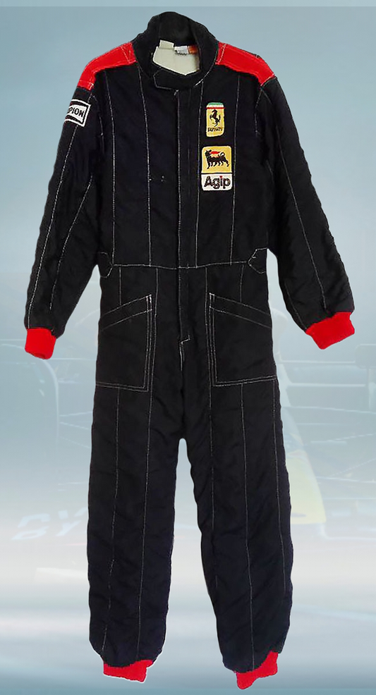 1982 René Arnoux Italian Grand Prix Renault / Ferrari Race Winning F1 Suit