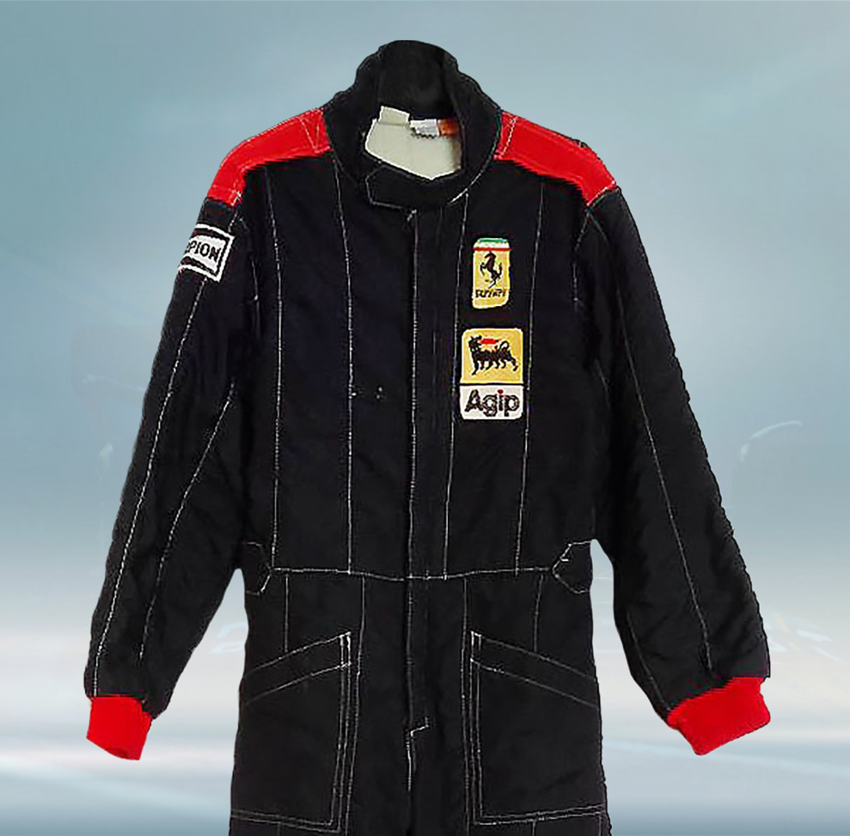 1982 René Arnoux Italian Grand Prix Renault / Ferrari Race Winning F1 Suit
