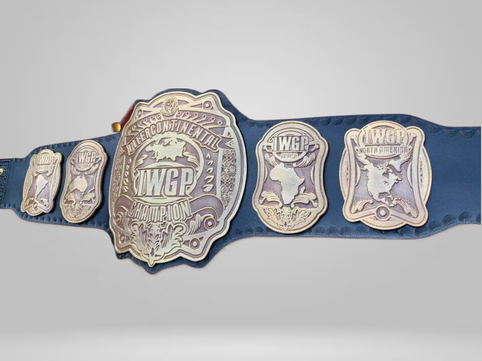 IWGP Intercontinental Wrestling Champion Belt MVP Montel Vontavious Porter Japan - Rental Sports