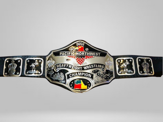 NWA Pacific Northwest Heavyweight Wrestling Champion belt Ivan Kameroff Ed Franc