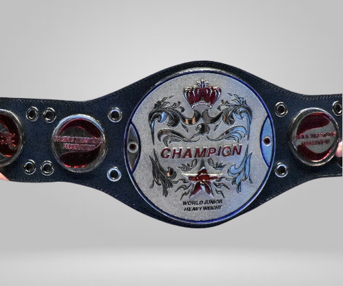 All Japan Pro Wrestling World Junior Heavyweight Championship Belt Hiro Saito - Rental Sports
