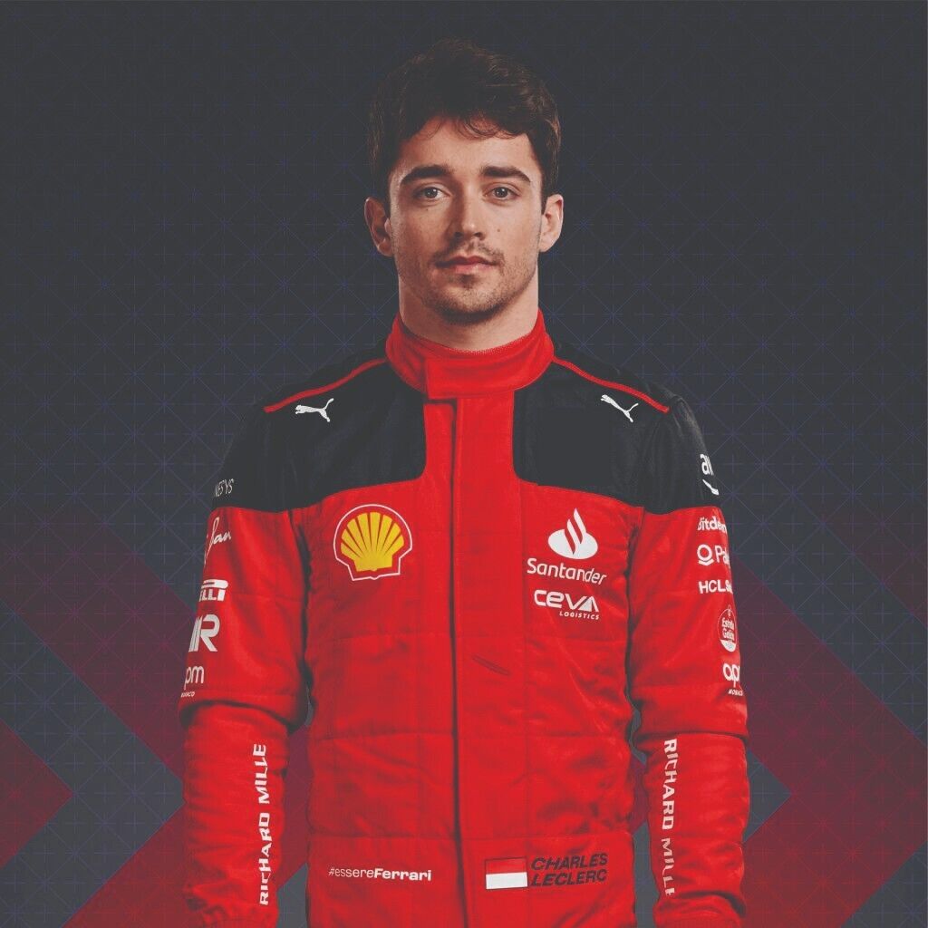 Charles leclrec ferarri suit 2023 f1 race suit