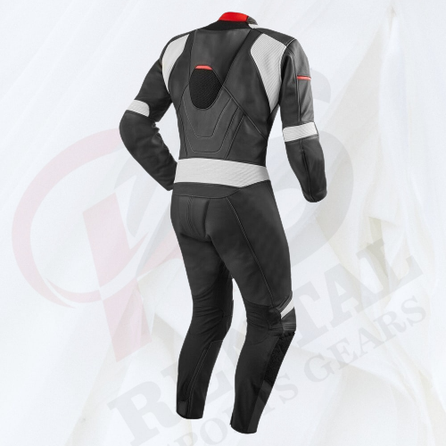 Cowhide Leather Motorbike Racing Suit with CEPadding - Rental Sports