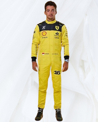 Charles Leclerc Ferrari 75th anniversary F1 Race Suit 2022 - Rental Sports