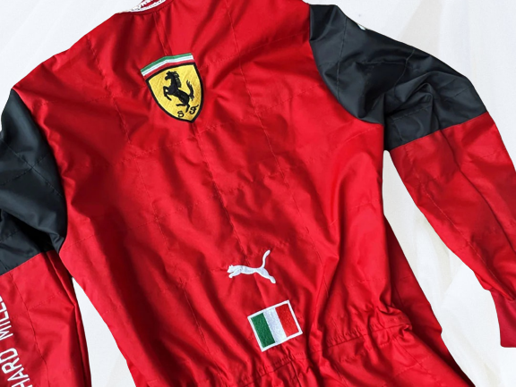 Charles Leclerc 2022 Racing Suit Ferrari F1 | F1 Replica Embroidery Race Suit - Rental Sports