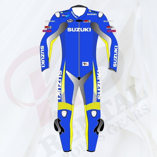 SUZUKI MOTORBIKE LEATHER BIKER SUIT - Rental Sports