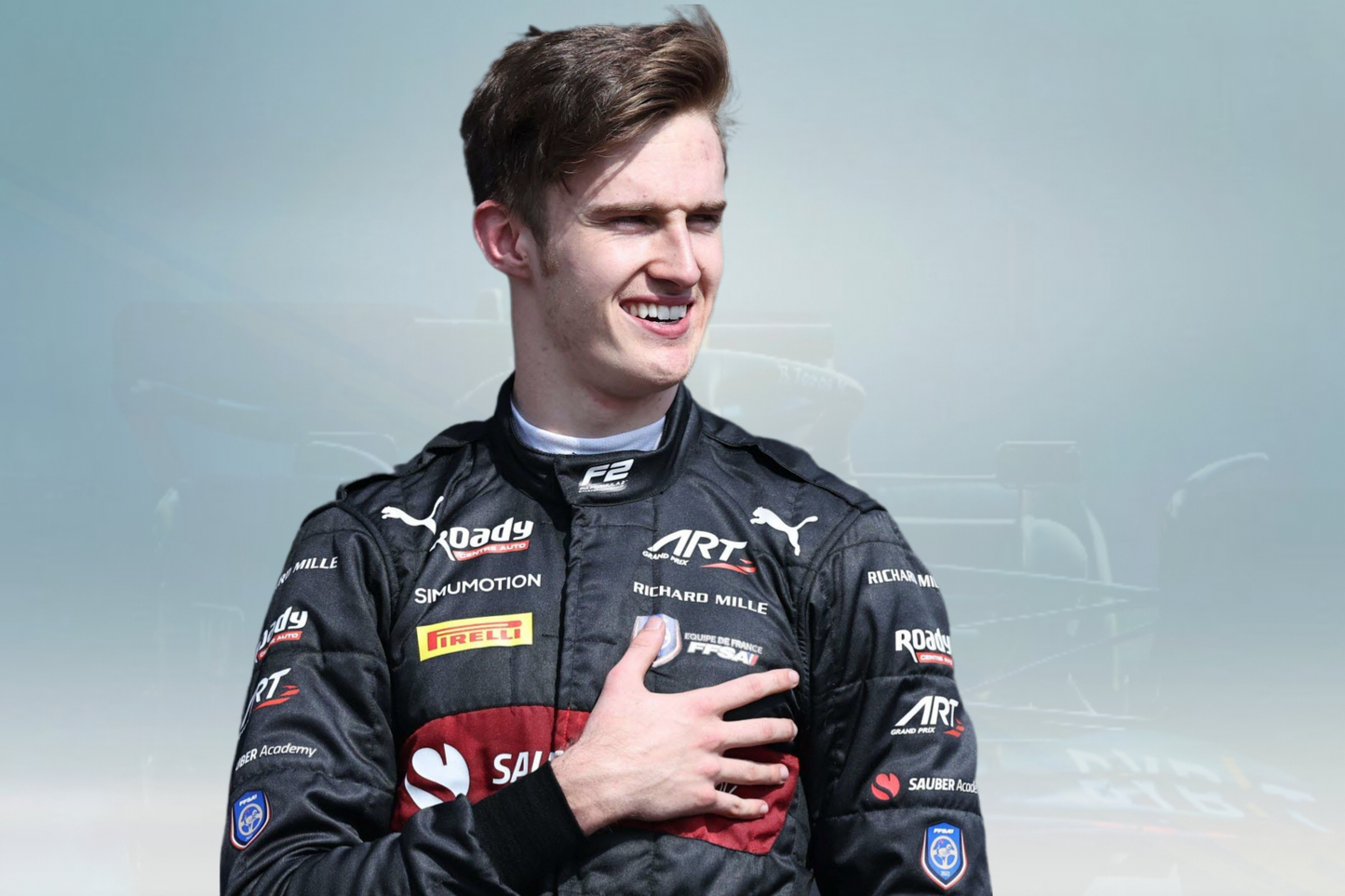 F2 Race Suit Theo Pourchaire 2023 ART Grand Prix - Rental Sports
