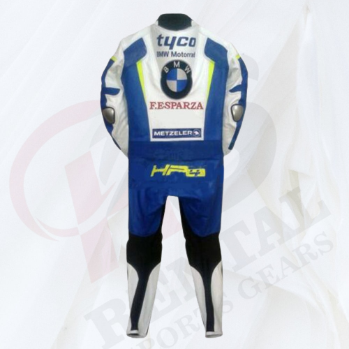 TYCO BMW BSB LEATHER MOTORCYCLE RACE SUIT - Rental Sports