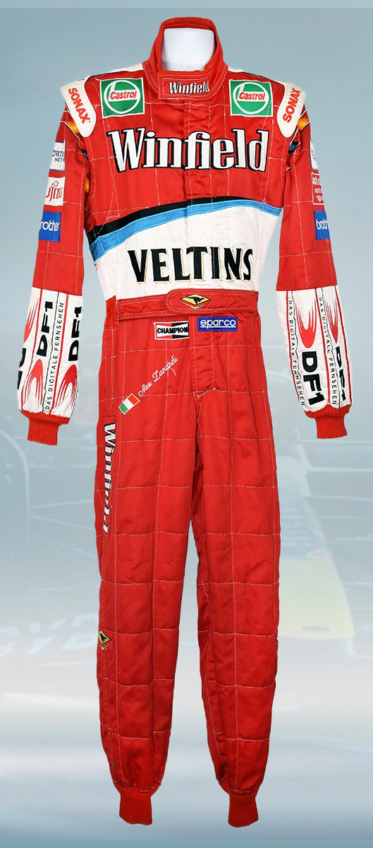 1999 Alex Zanardi Race Winfield Williams F1 Suit