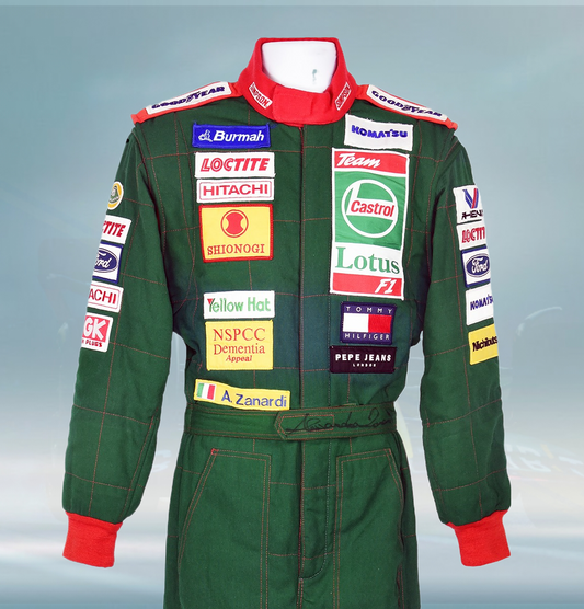 1993 Alex Zanardi Race Castrol Team Lotus F1 Suit