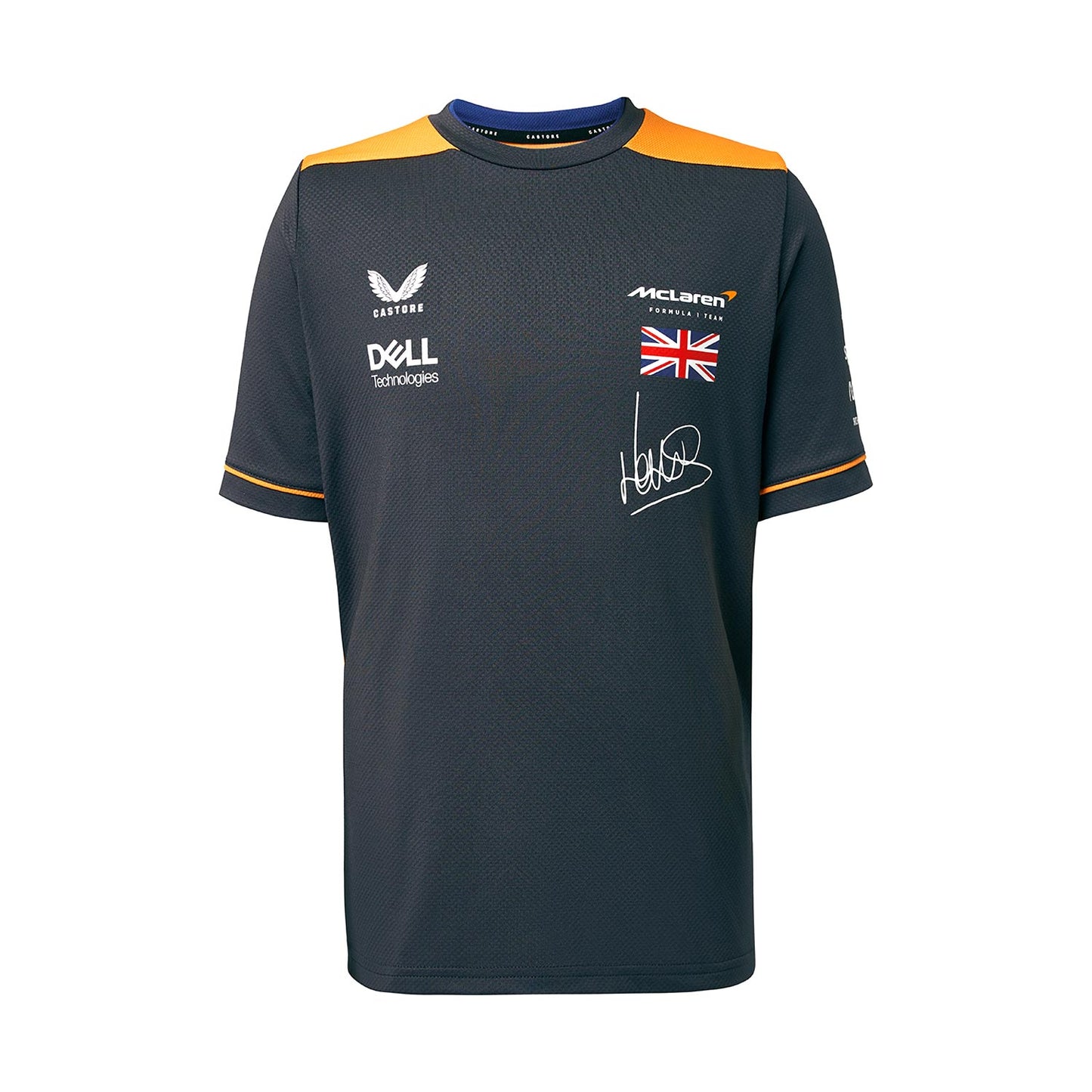 2022 McLaren F1 Mens Norris Team T-Shirt Grey - Rental Sports