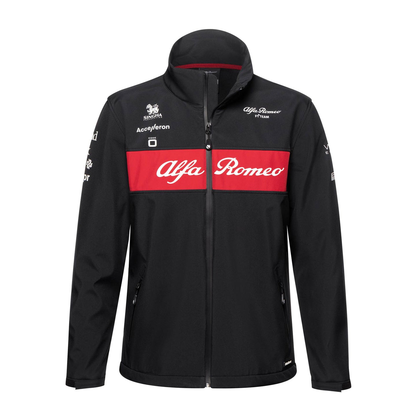 2023 Alfa Romeo Italy F1 Mens Team Softshell Jacket - Rental Sports