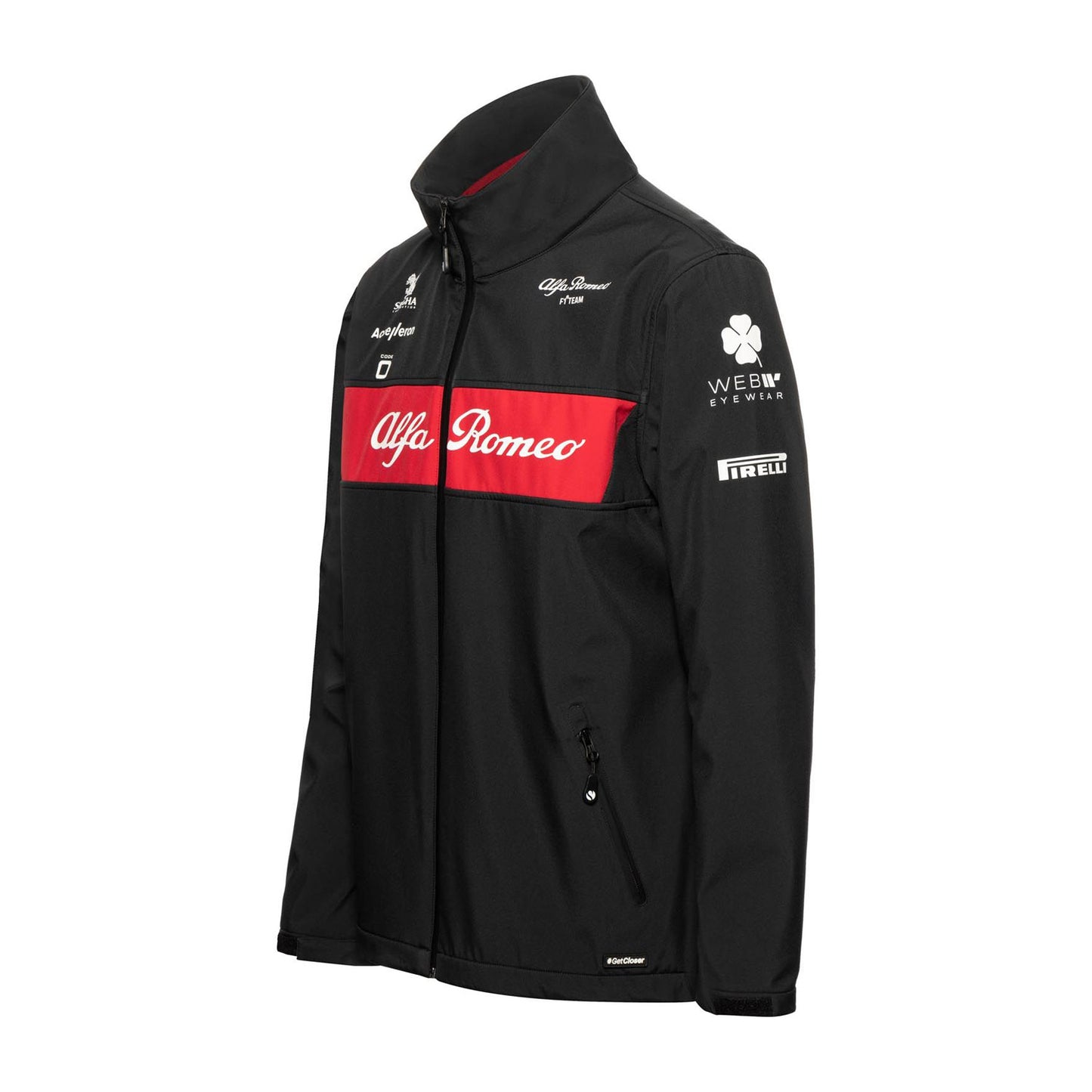 2023 Alfa Romeo Italy F1 Mens Team Softshell Jacket - Rental Sports