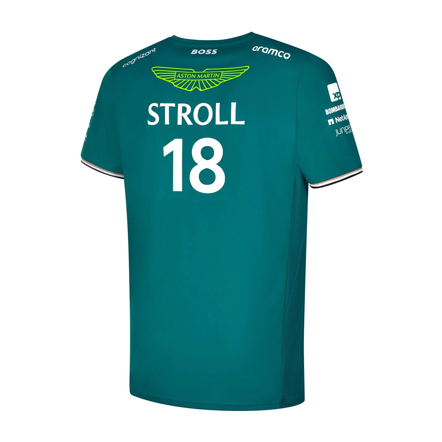 2023 Aston Martin UK F1 Mens Stroll Team T-shirt - Rental Sports