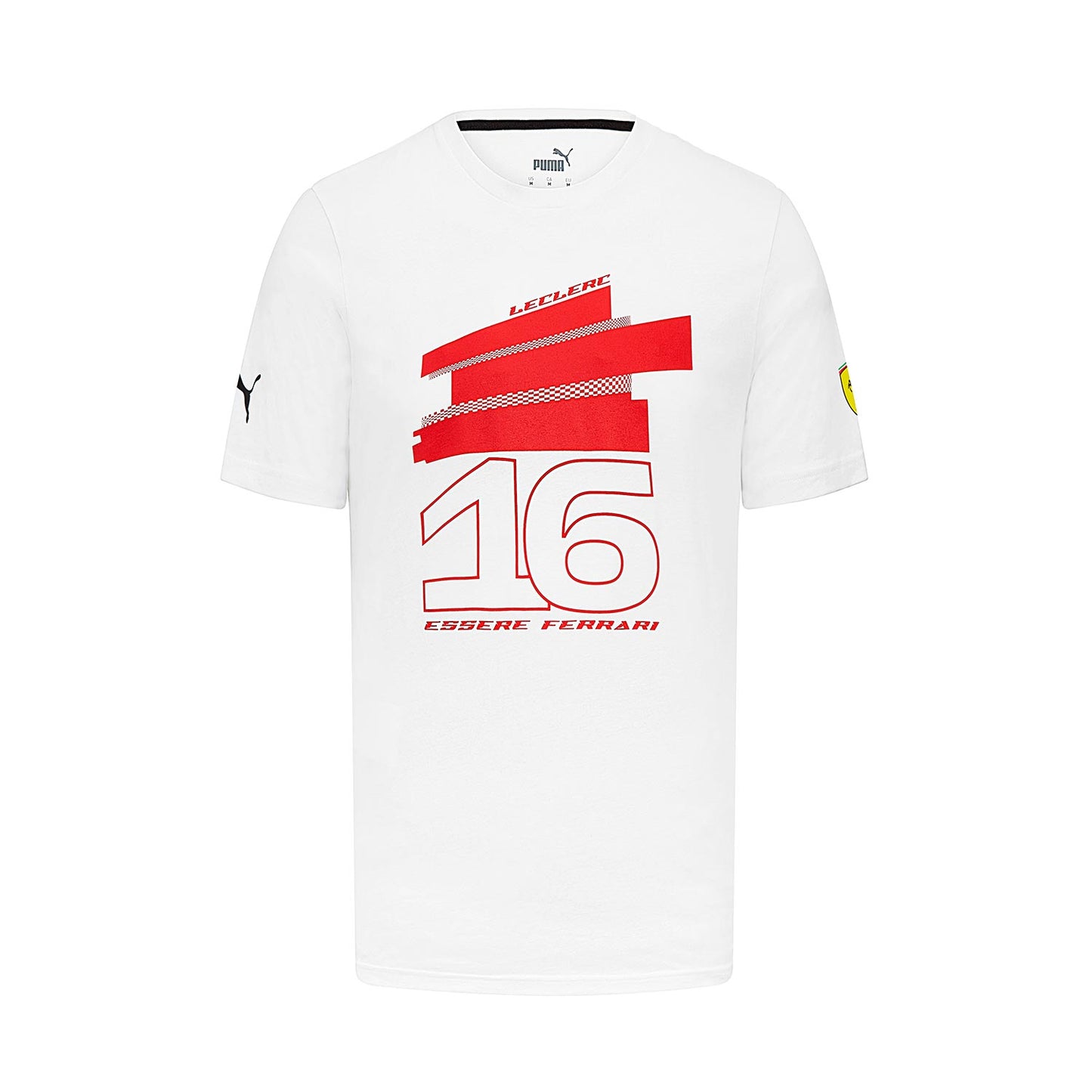 2023 Ferrari F1 Mens Leclerc Driver T-shirt - Rental Sports