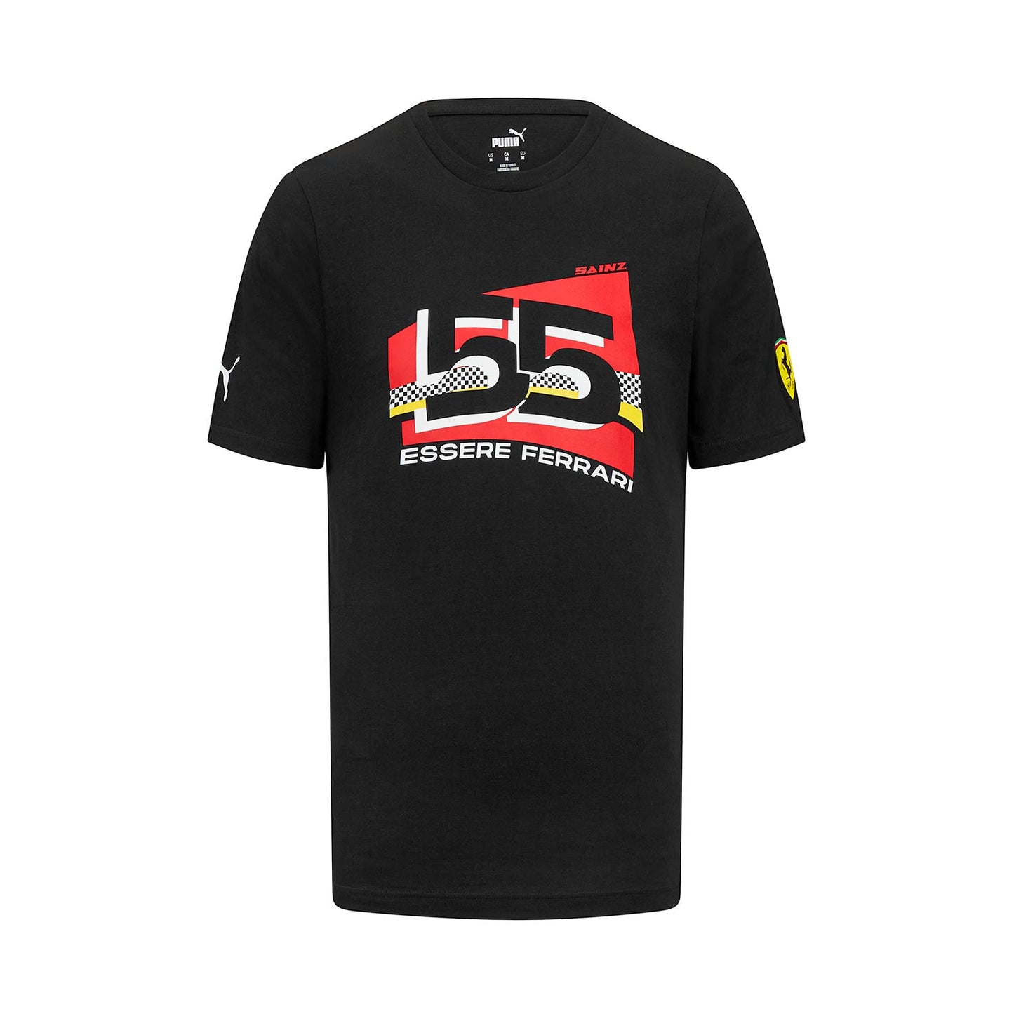 2023 Ferrari Italy F1 Mens Sainz Driver T-shirt - Rental Sports