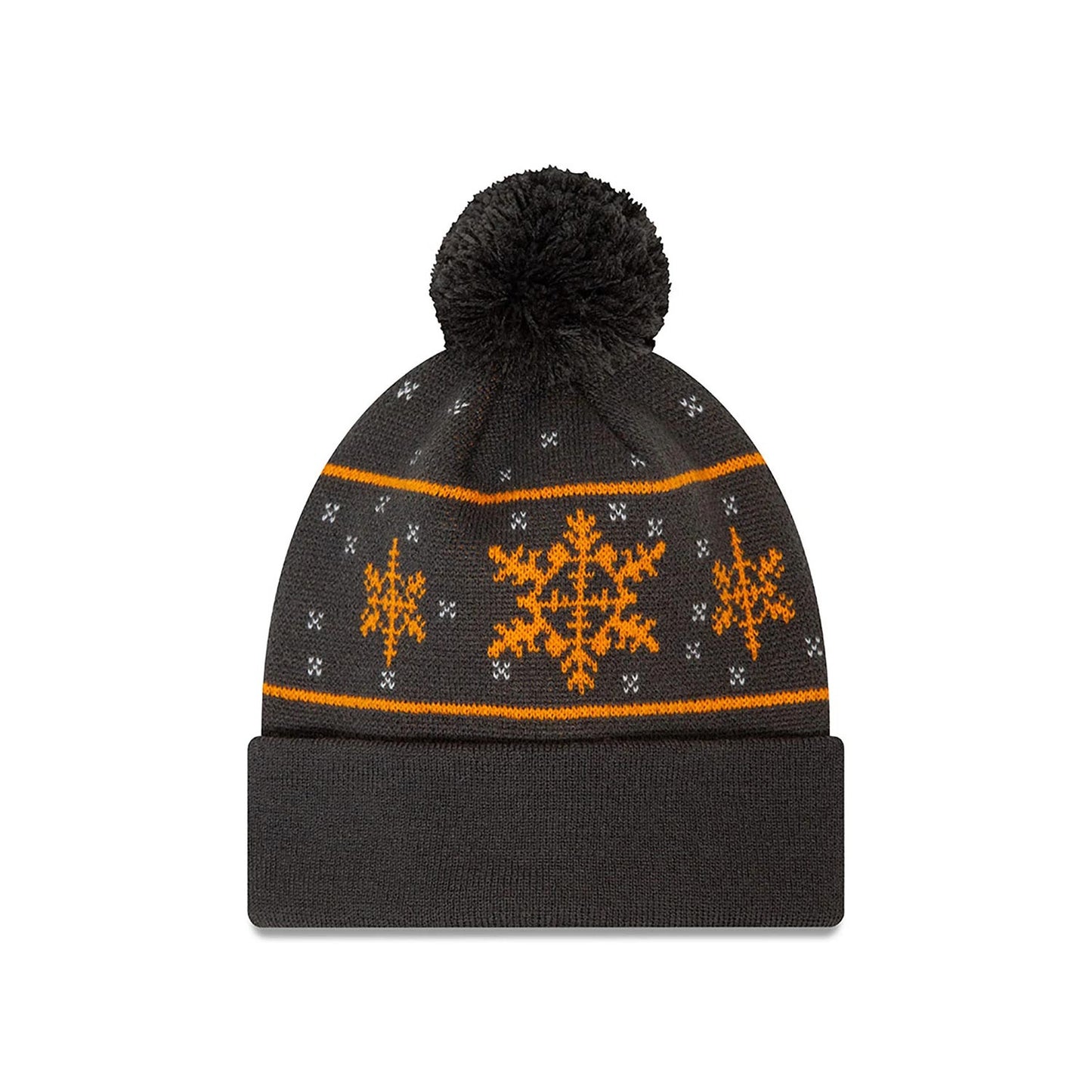 2023 McLaren UK F1 Mens Snowflake Winter Cap anthracite - Rental Sports