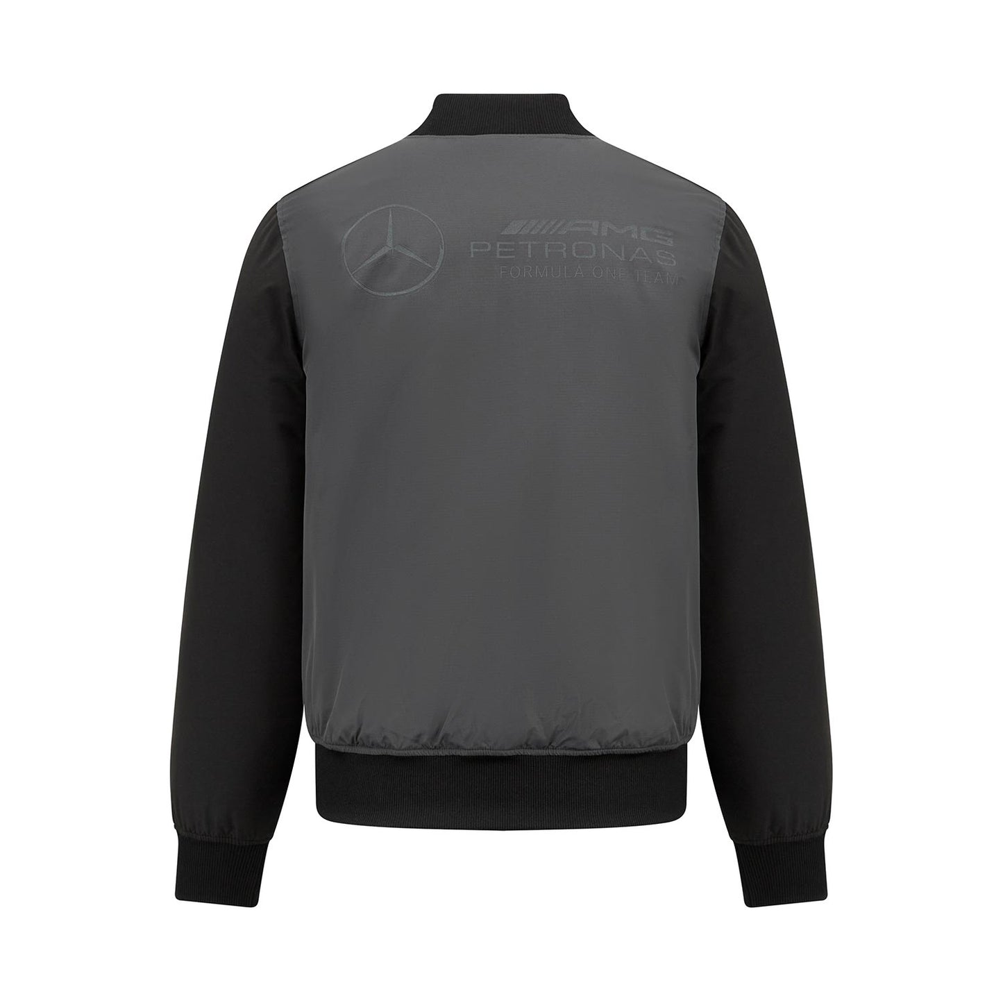 2023 Men's Bomber Grey Mercedes AMG F1 Jacket - Rental Sports