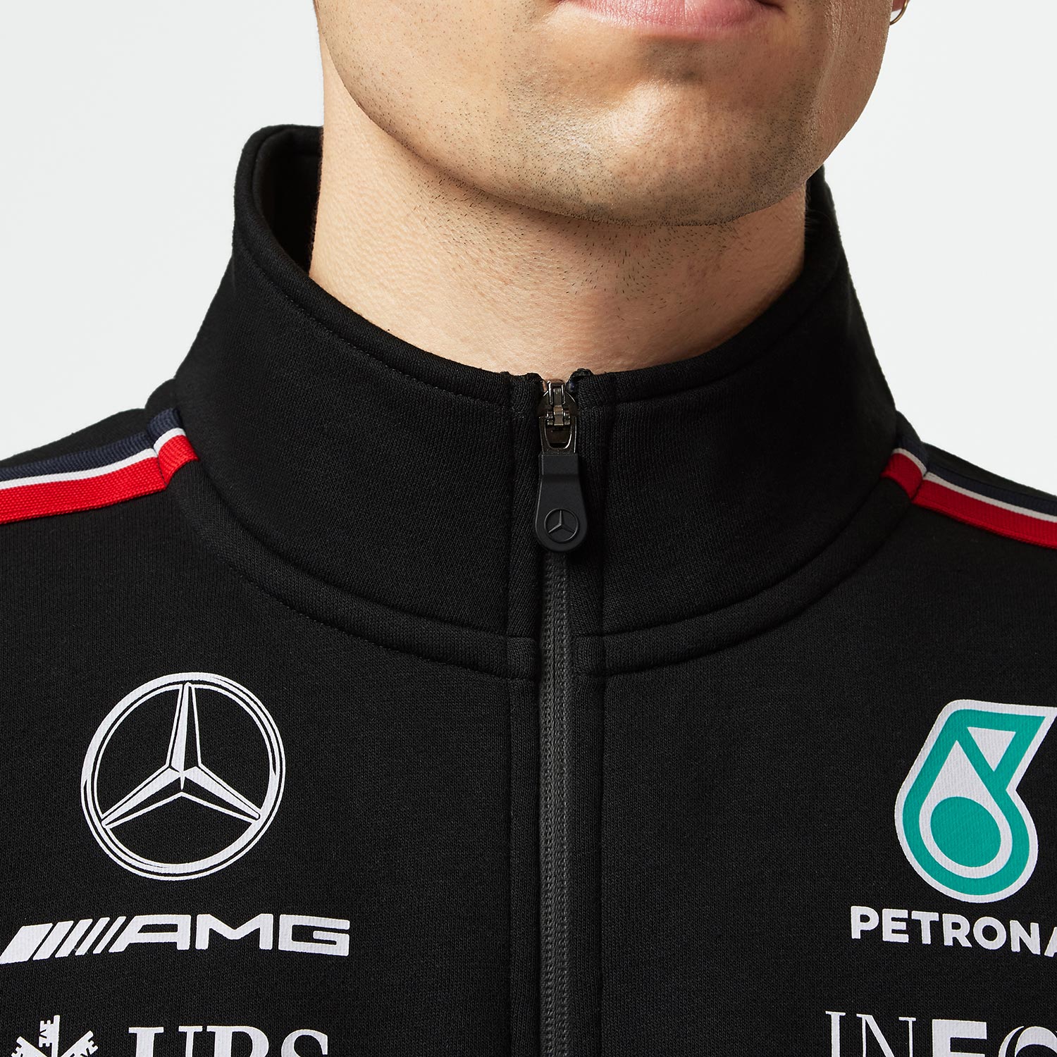 2023 Men's Hoodie 1/4 Zip Team Mercedes AMG F1