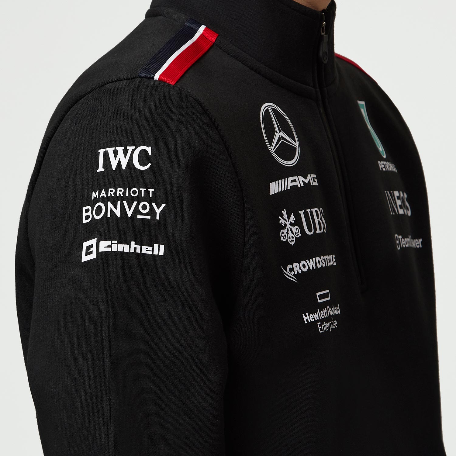 2023 Men's Hoodie 1/4 Zip Team Mercedes AMG F1