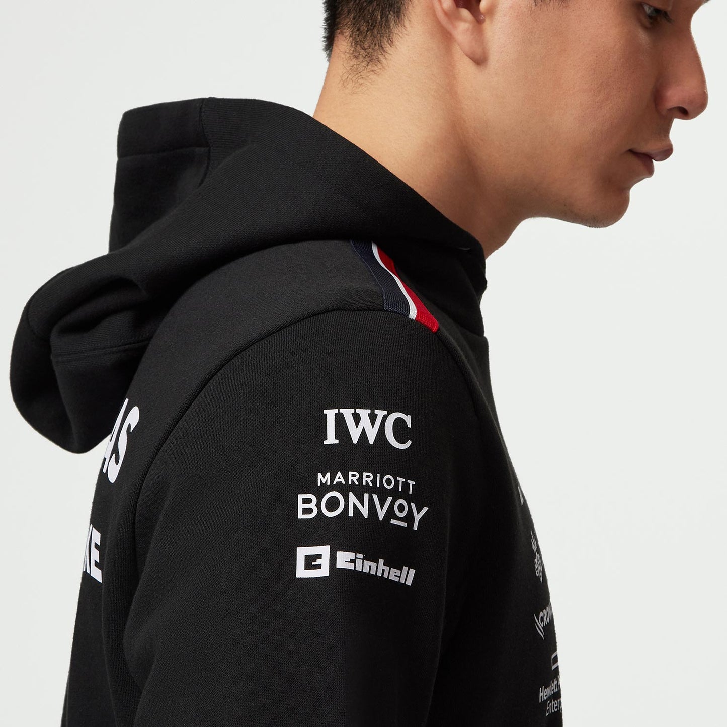 2023 Men's Hoodie Team Black Mercedes AMG F1 - Rental Sports