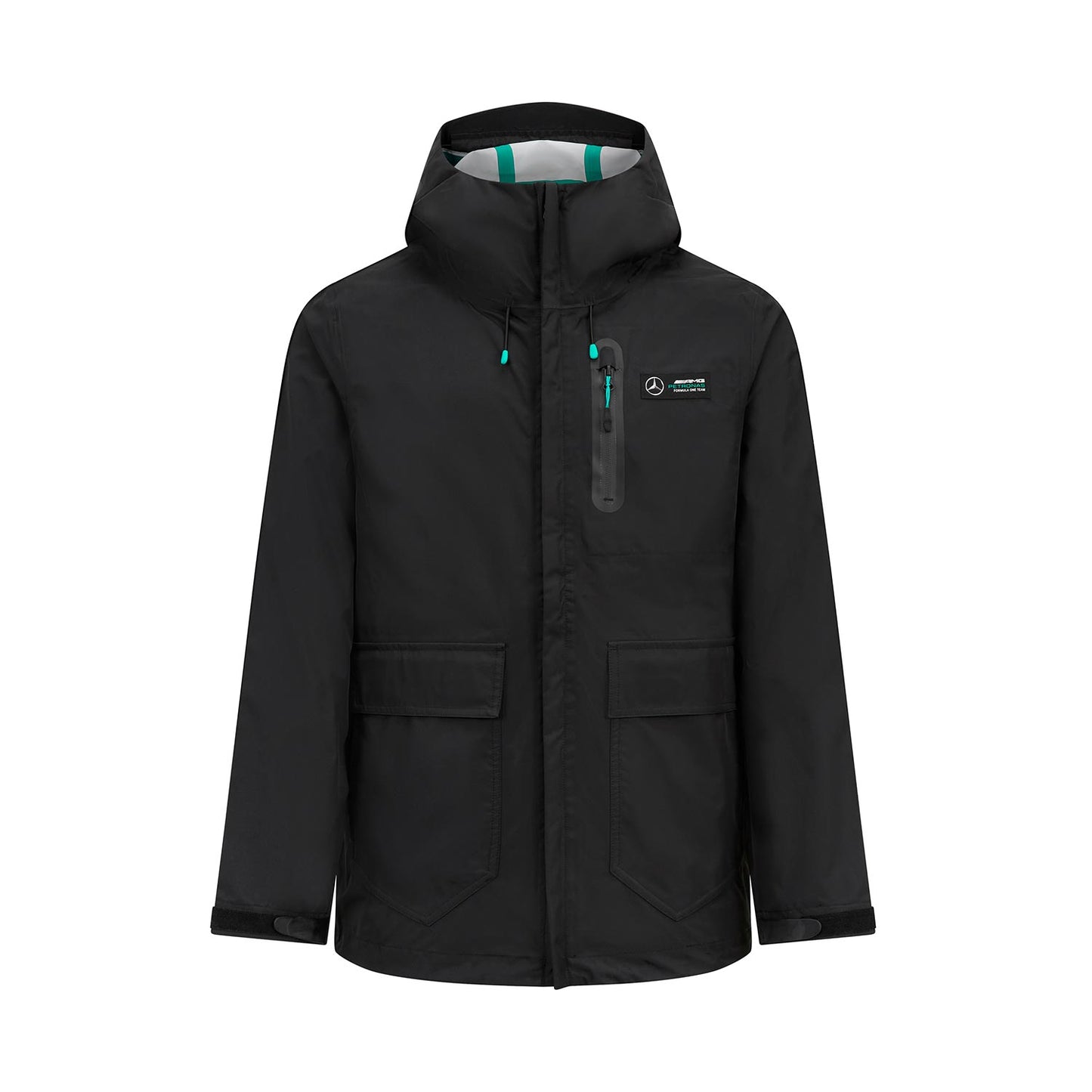 2023 Men's Performance Black Mercedes AMG F1 Jacket