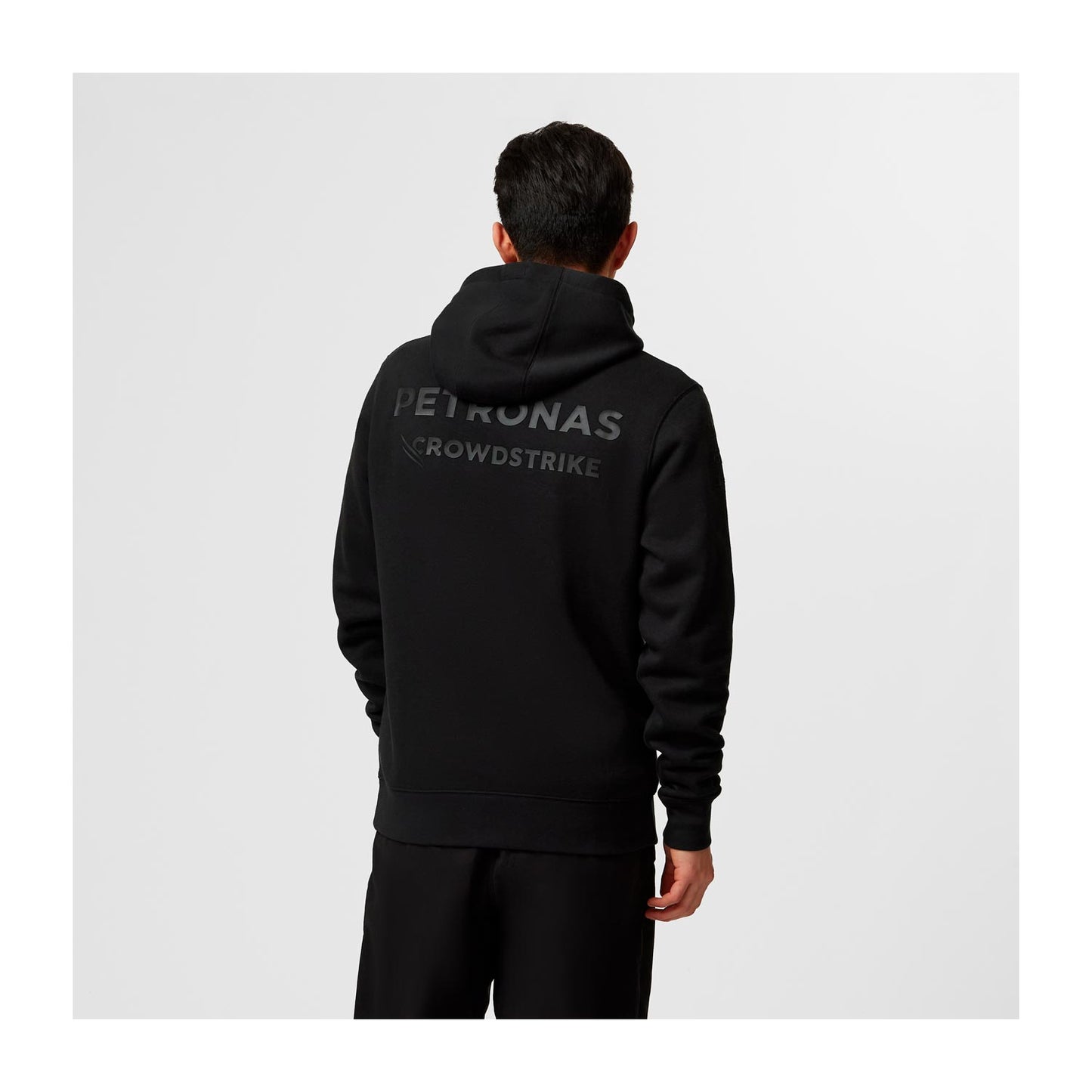 2023 Mercedes AMG F1 Men's Hooded Sweatshirt Stealth Team - Rental Sports