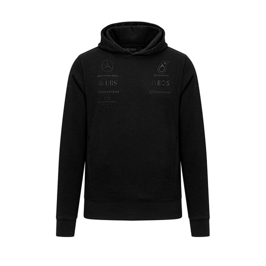 2023 Mercedes AMG F1 Men's Hooded Sweatshirt Stealth Team