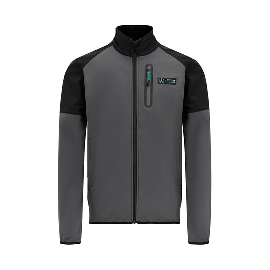 2023 Mercedes AMG F1 Mens Logo Softshell Jacket