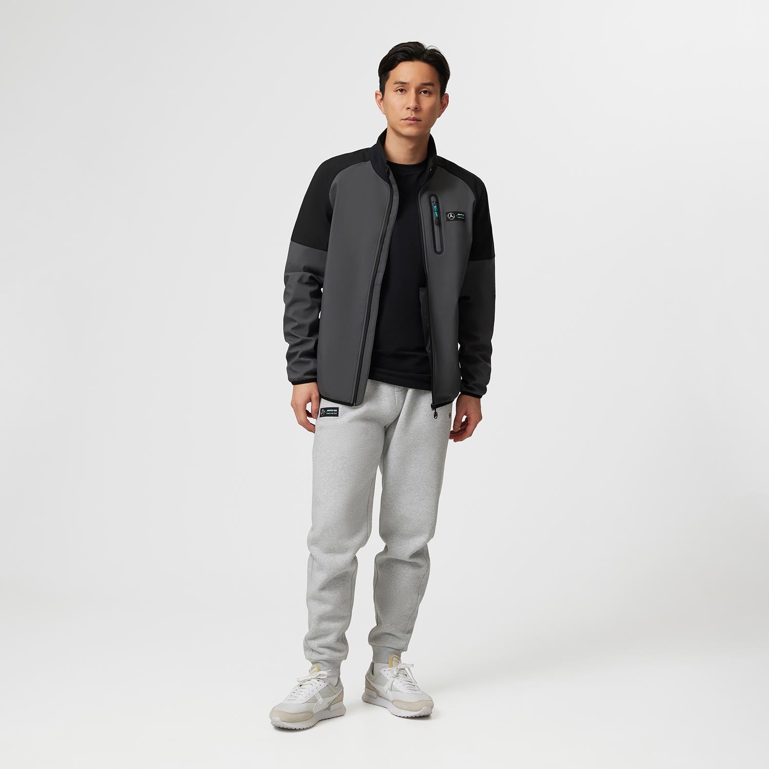 2023 Mercedes AMG F1 Mens Logo Softshell Jacket