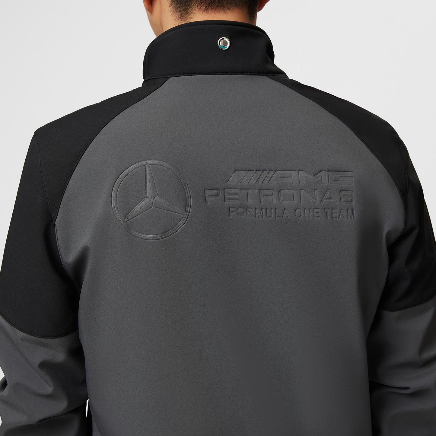 2023 Mercedes AMG F1 Mens Logo Softshell Jacket - Rental Sports