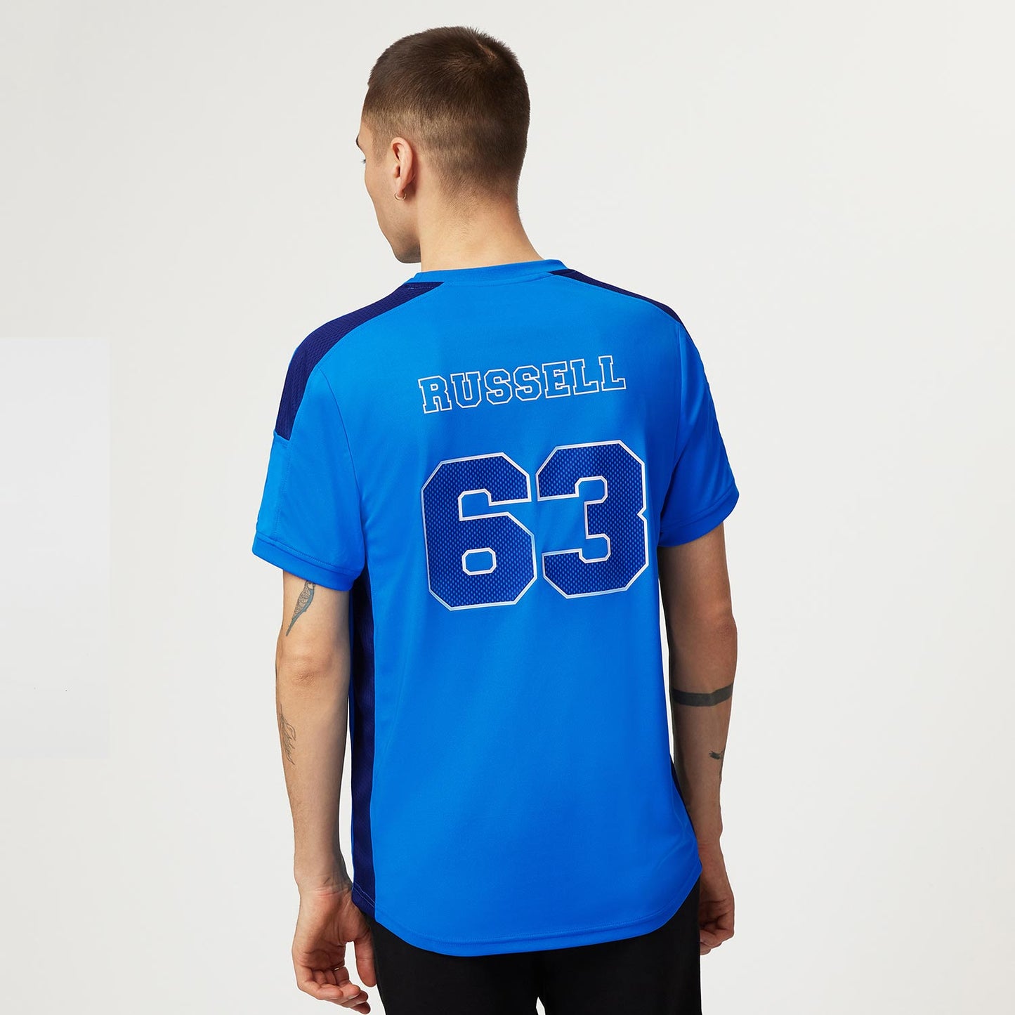 2023 Mercedes Germany AMG F1 Mens George Russell Sports T-shirt - Rental Sports