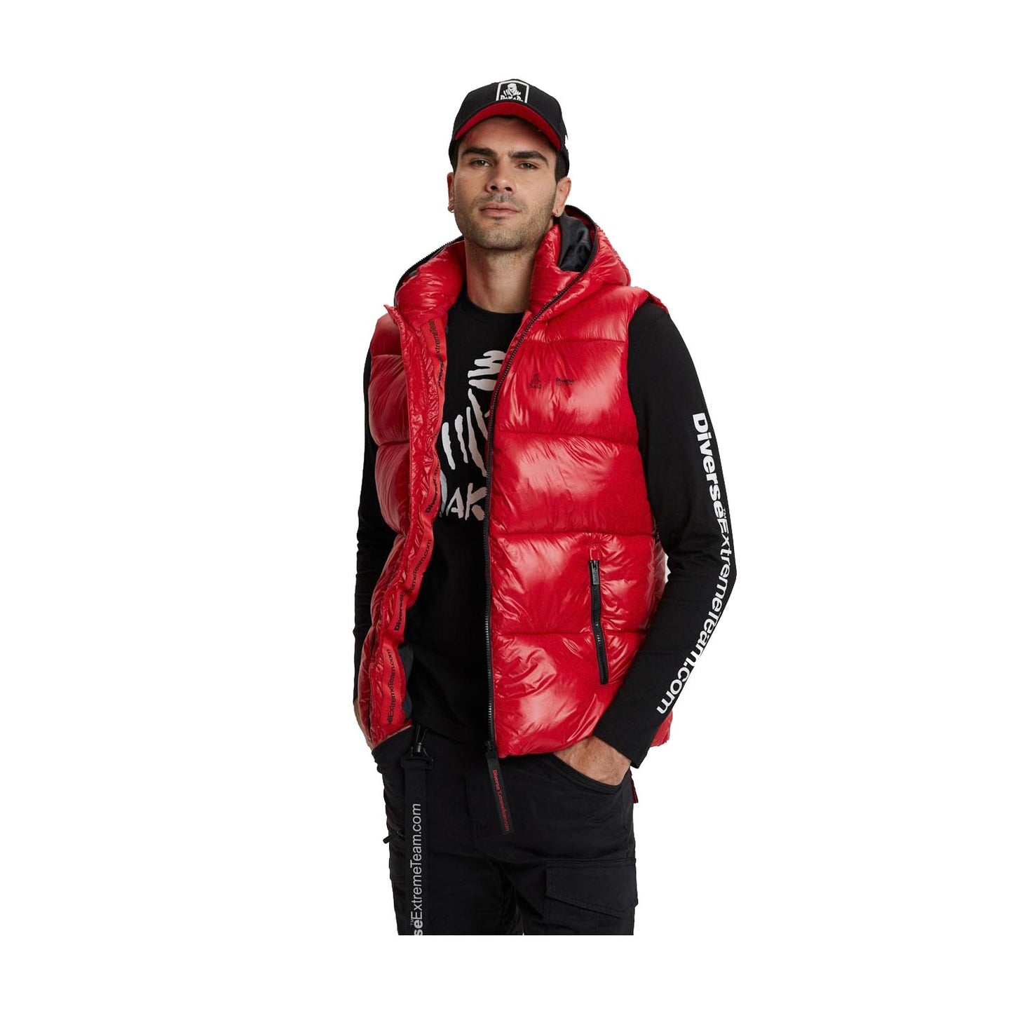 Dakar men's vest DEXT DKR VESTU red - Rental Sports