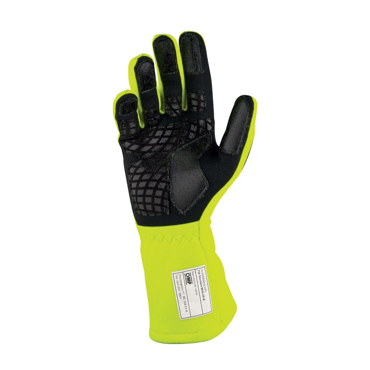 OMP PRO MECH S Mechanic Gloves yellow (FIA) - Rental Sports