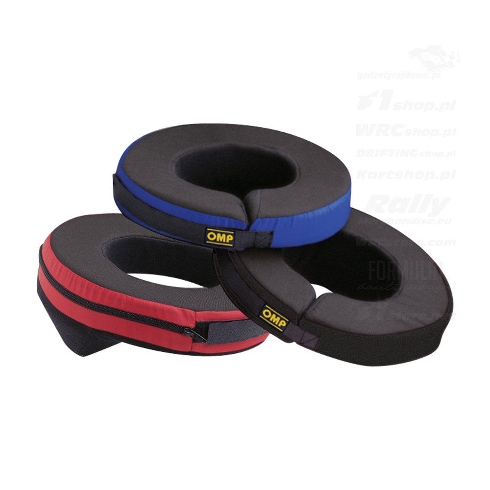 OMP neck protector with rear neck support black - Rental Sports