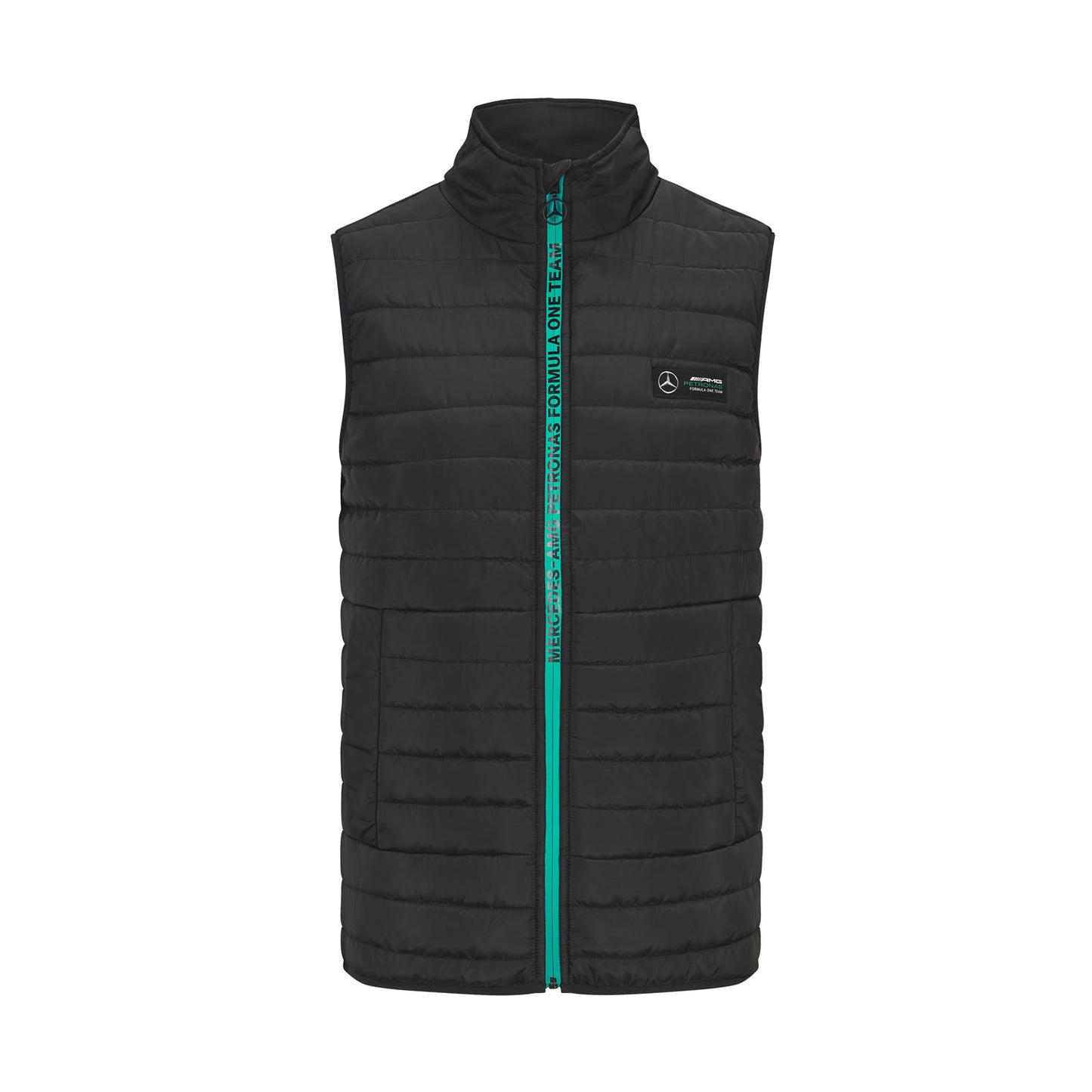 Sleeveless Padded black Mercedes AMG F1 2022 - Rental Sports