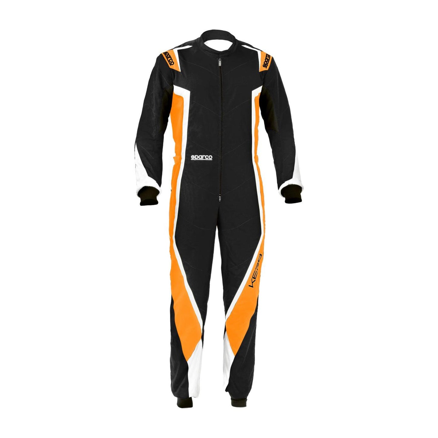 SPARCO KERB MY22 KARTING SUIT BLACK/ORANGE (CIK-FIA) - Rental Sports