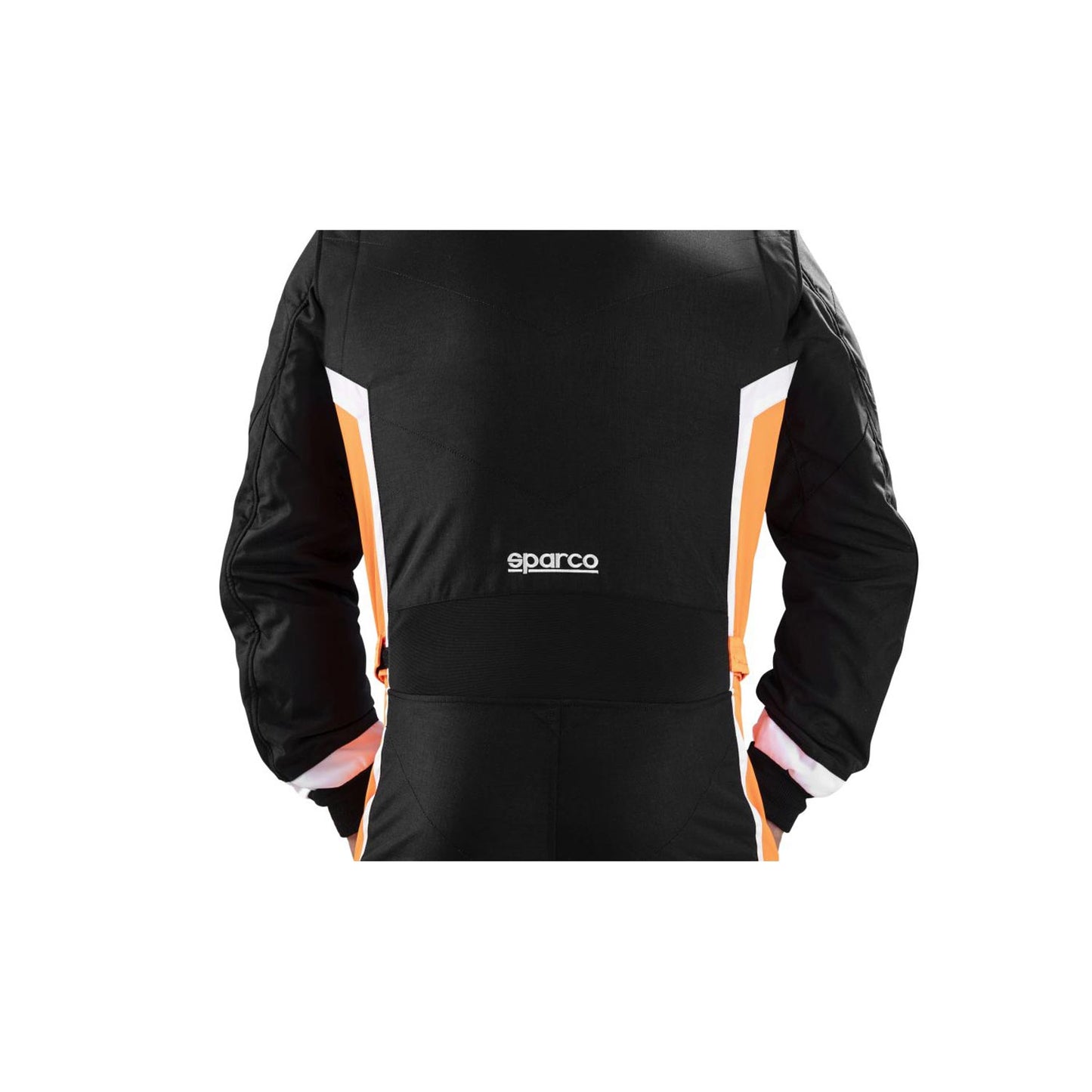 SPARCO KERB MY22 KARTING SUIT BLACK/ORANGE (CIK-FIA) - Rental Sports