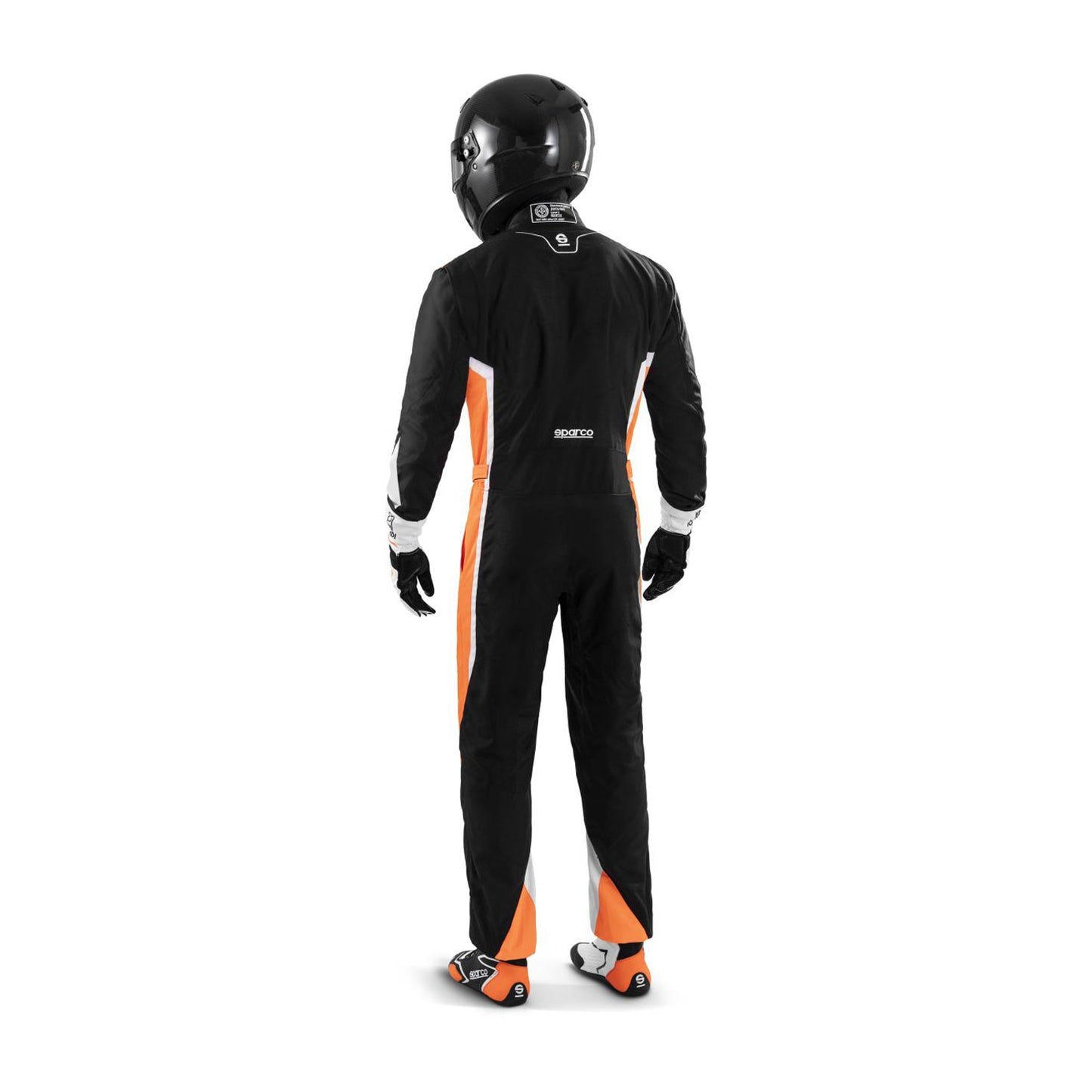 SPARCO KERB MY22 KARTING SUIT BLACK/ORANGE (CIK-FIA) - Rental Sports