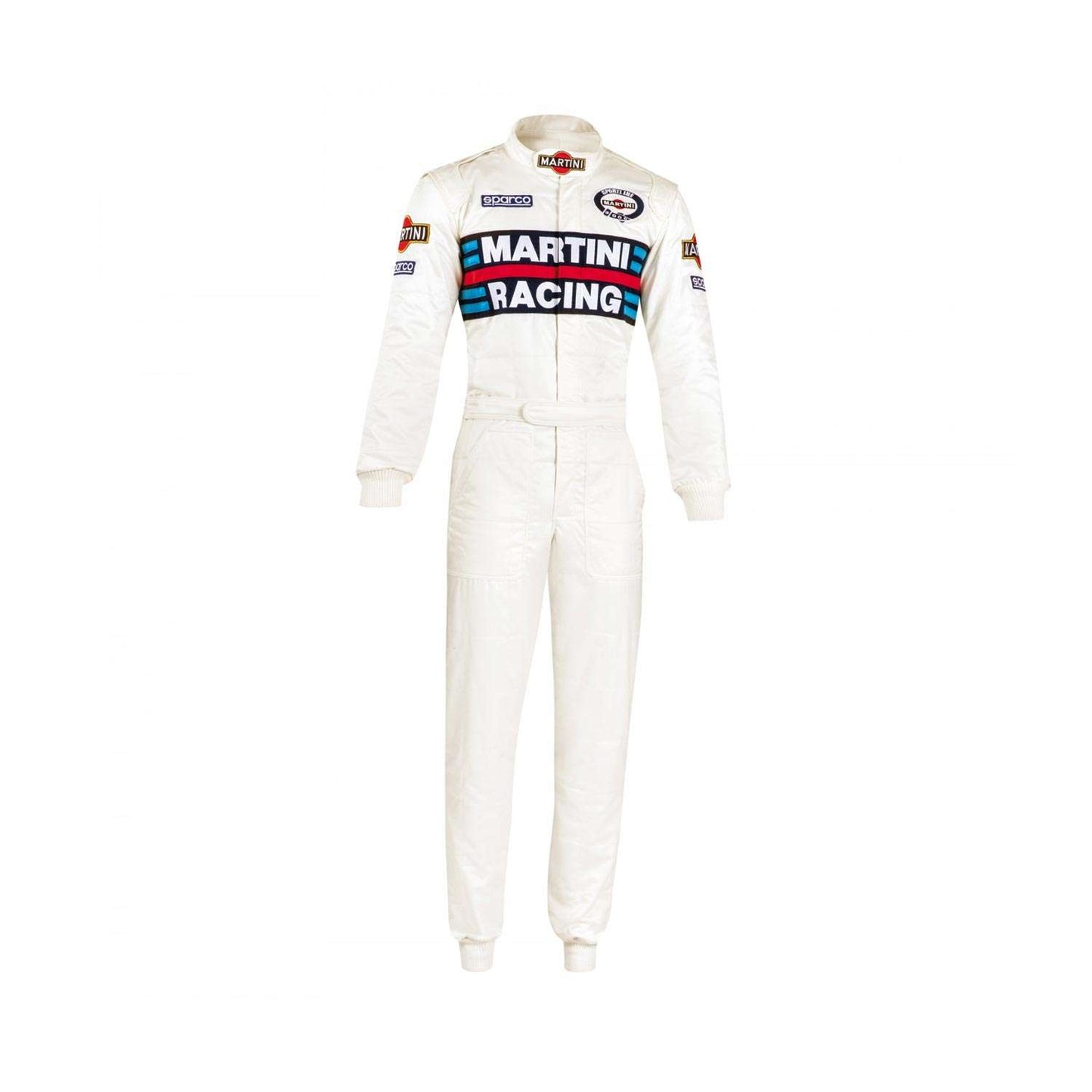 Sparco MARTINI RACING Suit white (FIA homologation) - Rental Sports
