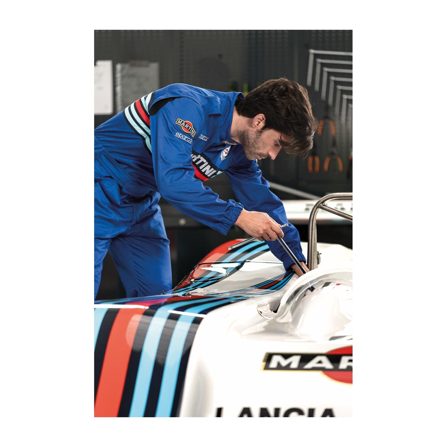 Sparco MS-4 Martini Racing Mechanic Overalls blue - Rental Sports