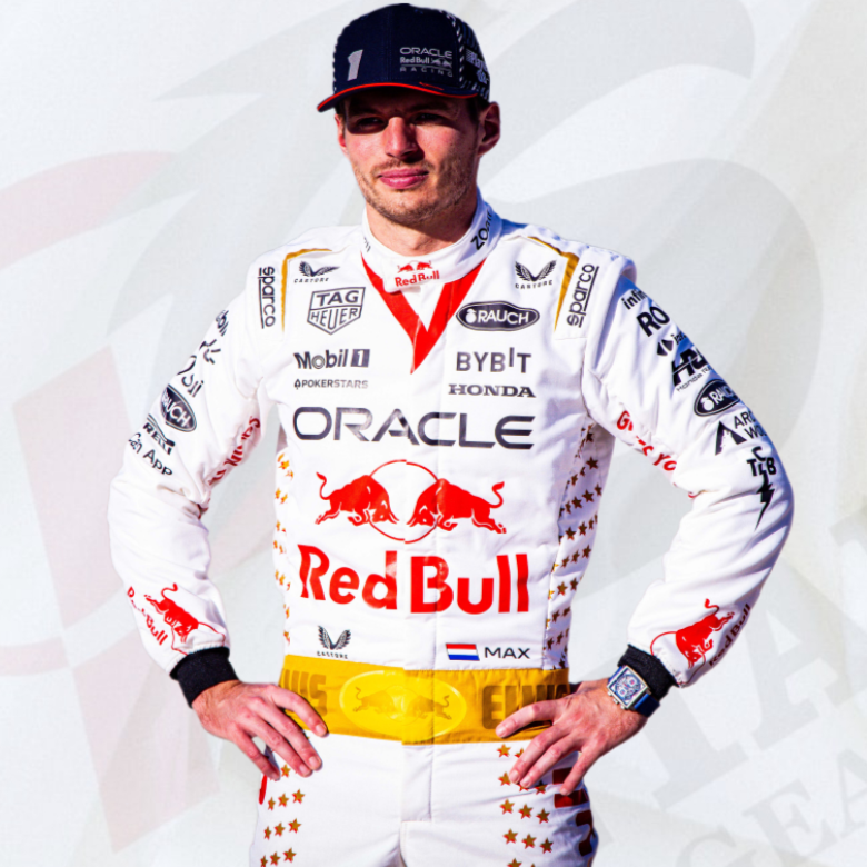 Redbull Las Vegas Grand Prix Max Verstappen Race Suit 2023 F1 Racing