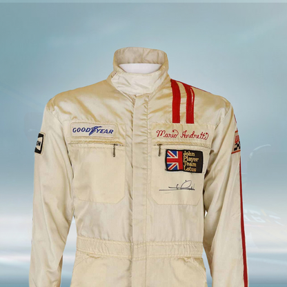1976 Mario Andretti Race John Player Special Lotus F1 Suit