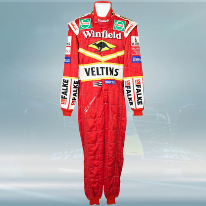 1998 Jacques Villeneuve San Marino, Spanish & Monaco Race Williams F1 Suit
