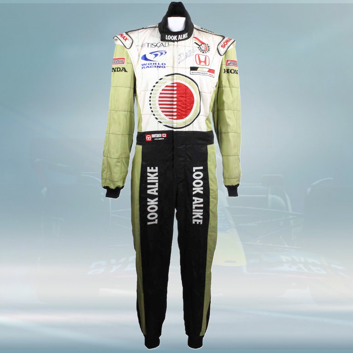 2001 Jacques Villeneuve Race  BAR Honda F1 Suit