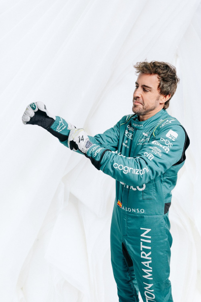 Fernando Alonso Aston Martin 2023 F1 Suit Printed F1 Race Suit